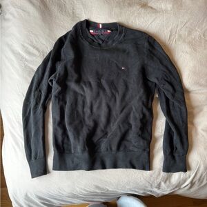 Tommy Hilfiger Men's Dark Gray Crewneck Sweater